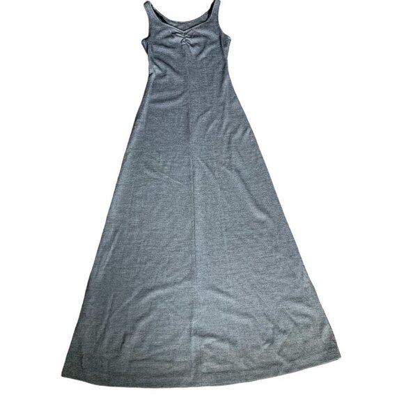 Vintage ILGWU USA Sleeveless Maxi Tank Dress Sz 7/XXS/XS Gray #60W - Picture 3 of 7